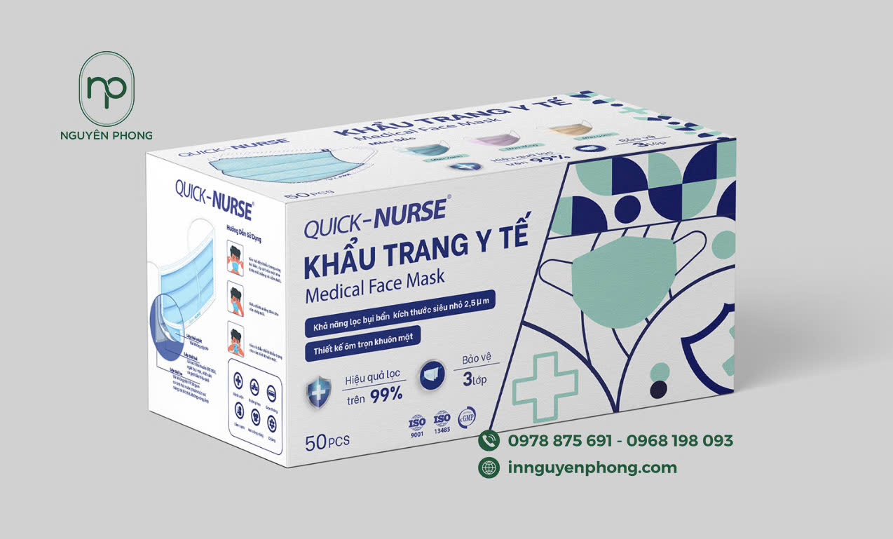 Mẫu hộp đựng khẩu trang